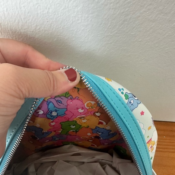 Loungefly 40th Anniversary Care Bears Rainbow Mini Backpack New One Size - Picture 9 of 12